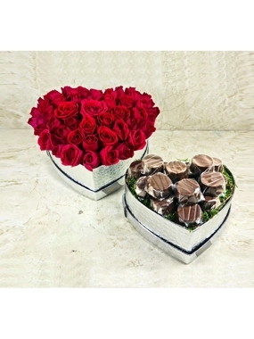 Love Box Red With Chocolate