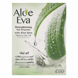 ALOE EVA HAIR AMPOULES REDUCE HAIR FAIL FOR NORMAL HAIR 15 ML