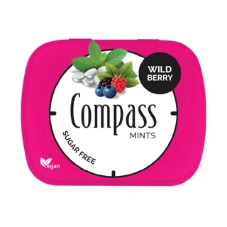 COMPASS WILD BERRY SUGER FREE 50 PCS 14G