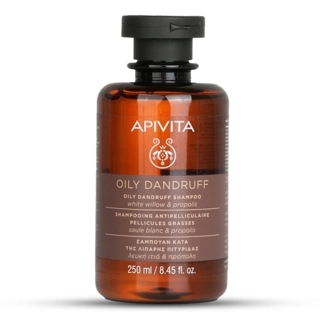APIVITA OILY DANDRUFF SHAMPOO (WHITE WILLOW & PROPOLIS) 250ML