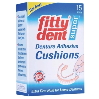 FITTYDENT DENTURE ADHESIVE CUSHIONS