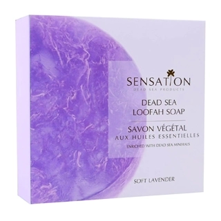 SENSATION DEAD SEA LOOFAH SOAP LAVENDER 240 GM