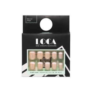 LOCA NAILS M20-NATURAL SHAPE PRESS ON 24 NAILS