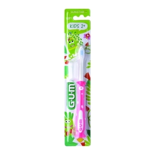 GUM TOOTHBRUSH MONSTER KIDS SOFT SUCTION CUP, 3-6 YEARS, SUNSTAR GUM 901M