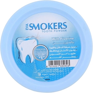 EVA SMOKERS TOOTH POWDER WITH FLUORINE 40 GM