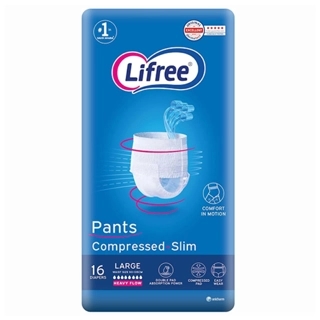 LIFREE ADULT PANTS HEAVY FLOW JUMBO-L 16PC