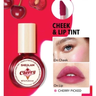 SHEGLAM FOR THE FLUSH LIP & CHEEK TINT-CHERRY PICKED