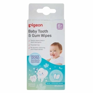 PIGEON TOOTH & GUM WIPES 20 PCS (NATURAL)