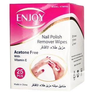 ENJOY ACETONE WIPES 25 PCS