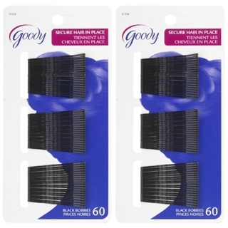 GOODY BOBBY PINS 2" BLACK 60PCS - GD01538