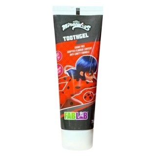 NICKELODEON TOOTHGEL MIRACULOUS STRAWBERRY FLAVOR -75 ML