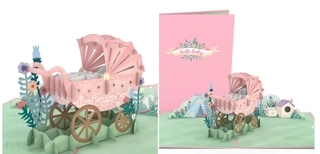 Pink Baby Carriage