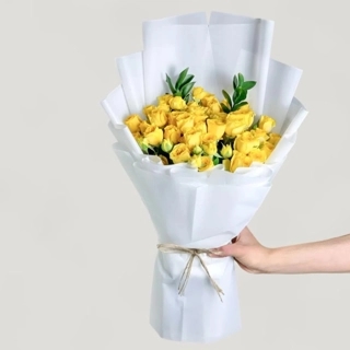 Yellow Jouri Rose Bouquet