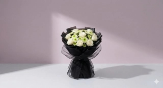 Black and White Bouquet