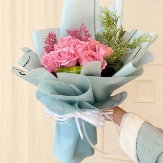 Pink Jouri Rose Bouquet
