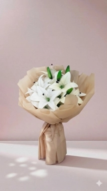 Artificial Lily Bouquet