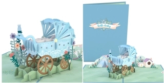 Blue Baby Carriage