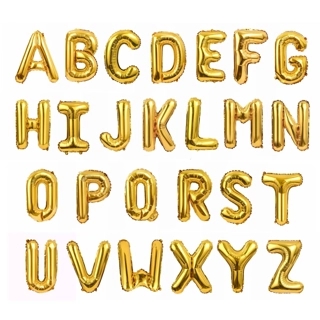 Gold Helium Letters