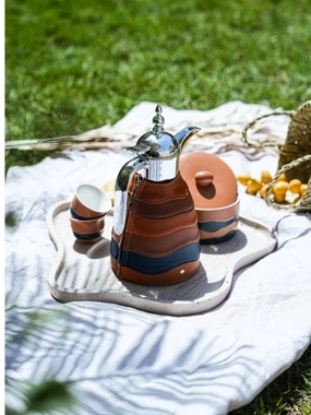Tea and Coffee Flask 1 Liter Multicolor from Coralia