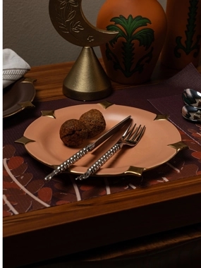Terracotta Star Side Plate from Malath