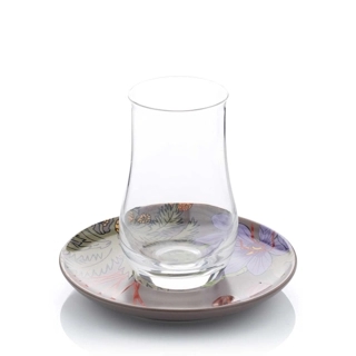 Multicolor Tea Cups Set with Dates Pattern from Malath