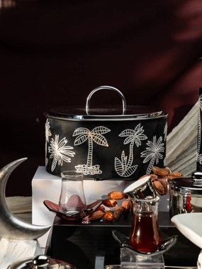 Black Palm Tree Food Warmer 3 Liters from Naqaa