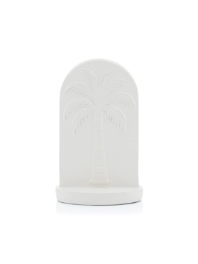 White Decor with Palm Tree Pattern from Naqaa