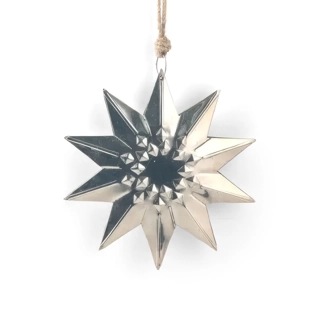 Large Silver Hanging Star from Sirius