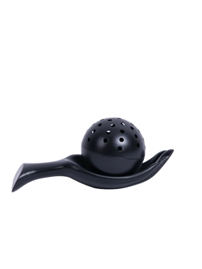 Hand Shaped Stainless steel Mabkhara from Avyanna