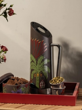 Brown Palm Tree Tea and Coffee Flask 08 Liters from Naqaa
