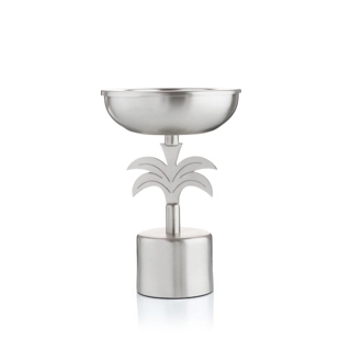 Silver Metal Palm Tree Mabkhara from Aseeb