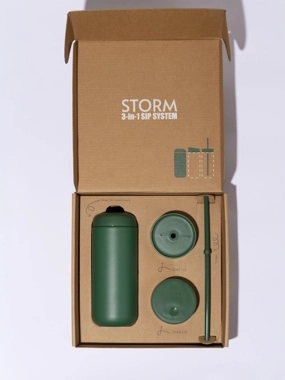 Storm Carter Mug, 16 oz, Cargo Green