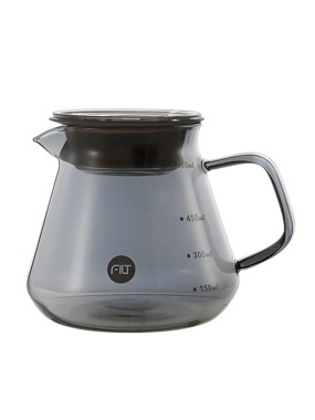 Black 600 ml glass server