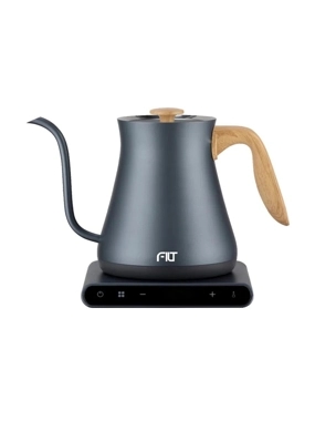 FILT 800ml kettle with wooden handle Navy Blue