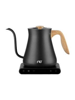 FILT 800ml kettle with wooden handle black