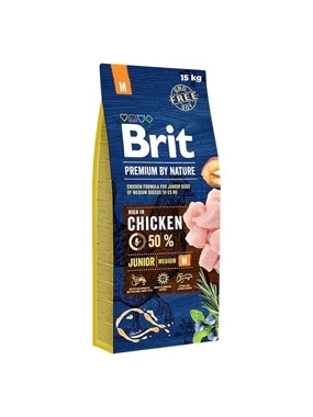 Brit dry food for medium breed puppies with chicken 15kg