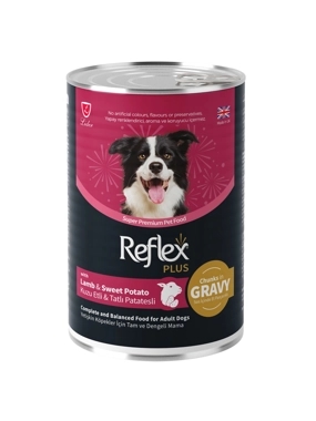 Reflex Plus Wet Dog Food Lamb Chunks & Potato in Gravy 400g