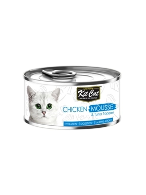 Kit Cat Wet Food for Cats Chicken Mousse with Tuna 80g
