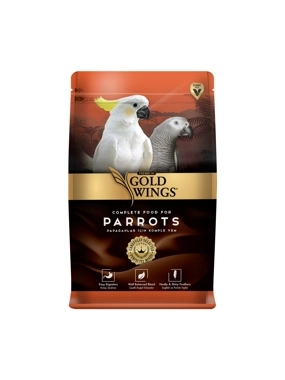 Gold Wings Parrot Food: A blend of natural seeds fortified with vitamins1kg