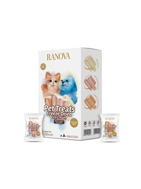 Ranova Ice Cream Treats for Cats and Dogs – Assorted Flavors (60g - 15 pieces)