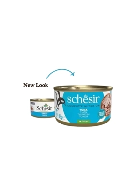 Schesir wet cat food with tuna in jelly 85g