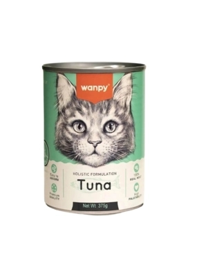 Wanpy Wet Cat Food with Tuna 375g