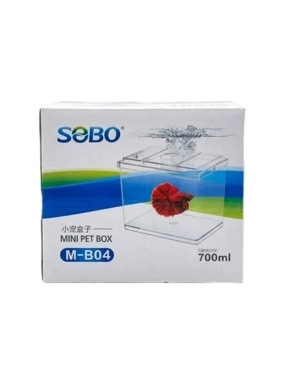 Subo M-B04 Small Aquarium for Ornamental Fish and Aquatic Turtles 700ml