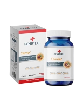 Benifital Calming Tablets for Cats and Dogs 25g
