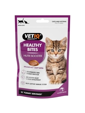 Vet IQ Healthy Bites Cat & Kitten Immune Support Treats 65g