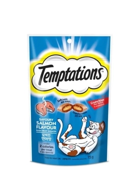 Temptation Salmon Cat Treats 75g