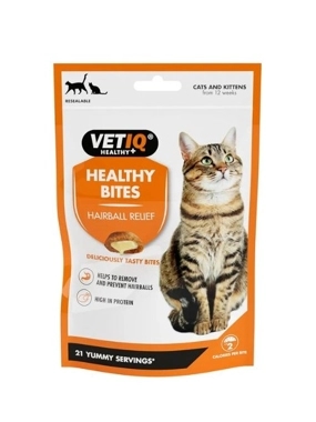 Vet IQ Hairball Treats for Cats and Kittens Anti-Hairball 65g