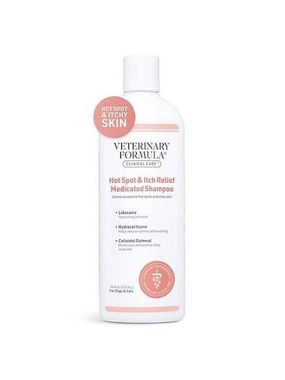 Veterinary Shampoo for Cats and Dogs for Hot Spot Care and Itch Relief 473ml
