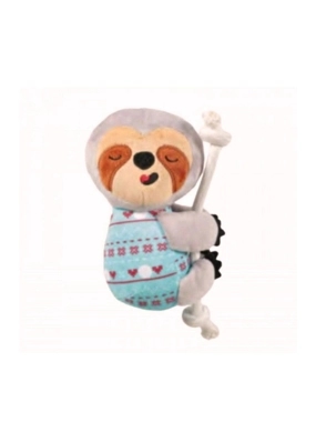 Zolux Soft Sloth Bear Toy with Rope for Dogs