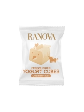 Ranova Cat and Dog Treats Freeze-Dried Yogurt Cubes Original Flavor 1g